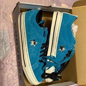 Converse Blue Athletic Shoes